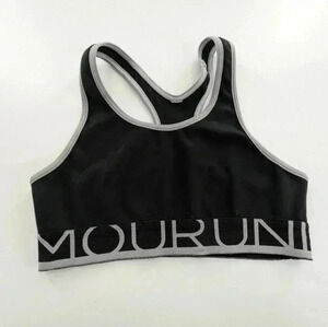 under armour black and gray sports bra without padding size XS/S